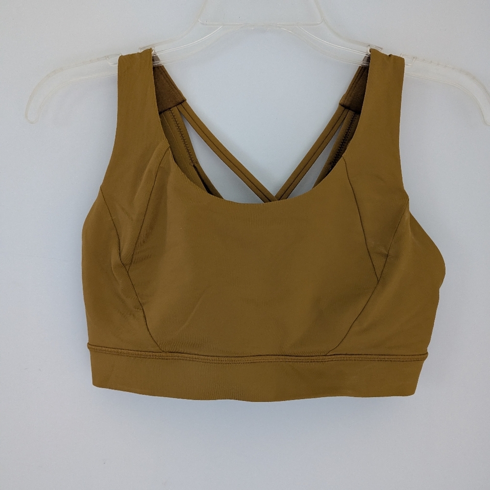Gold Spice Free To Be Elevated Lululemon Sports Bra